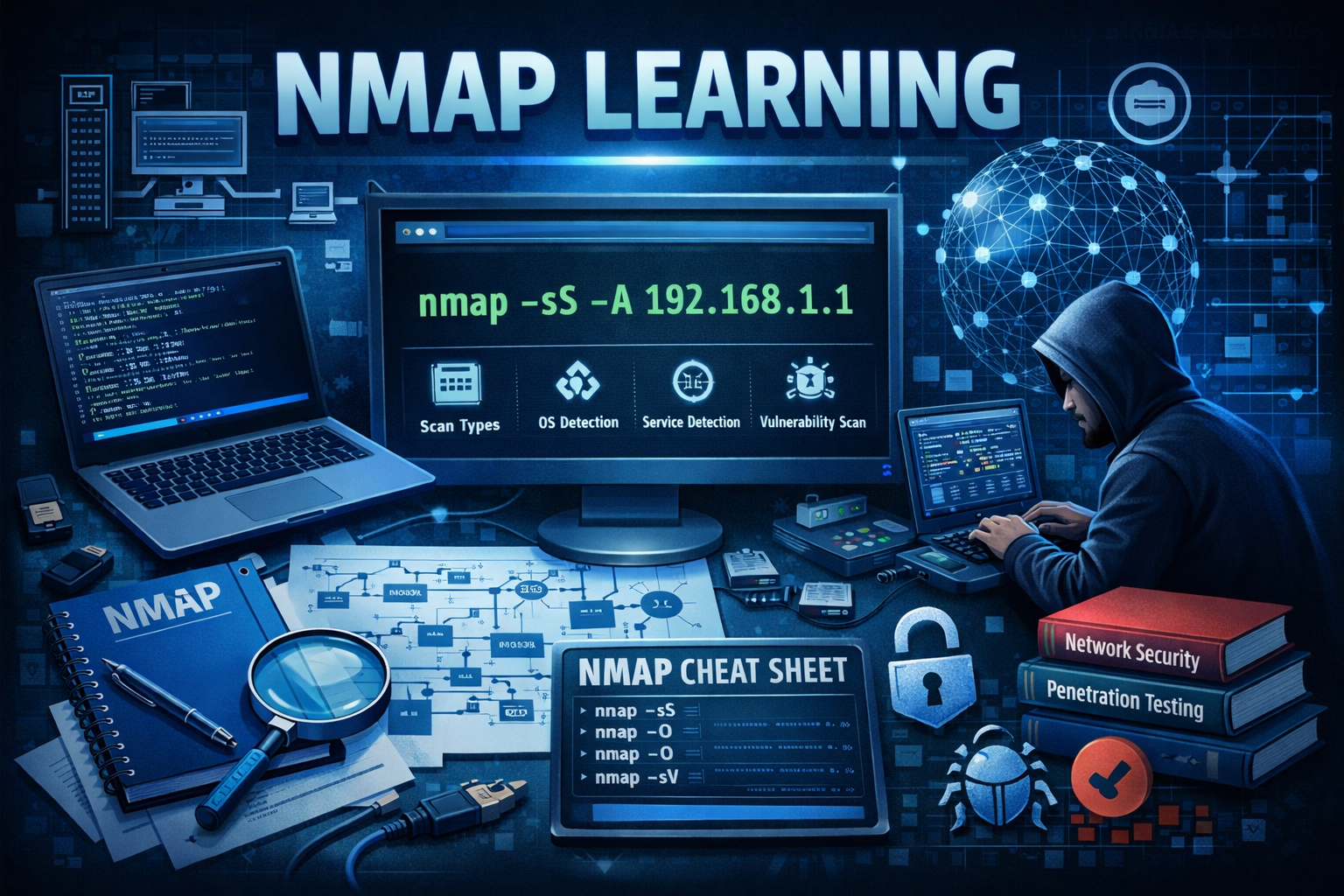 Nmap Cheat Sheet for Beginners (2026): Best Commands and Practical Examples