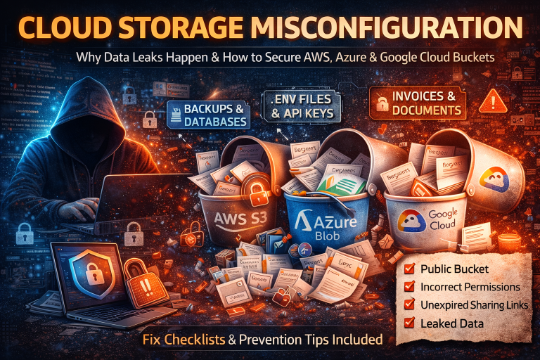 Cloud Storage Misconfiguration: How Data Leaks Happen in AWS S3, Azure Blob, and Google Cloud Storage (2026)