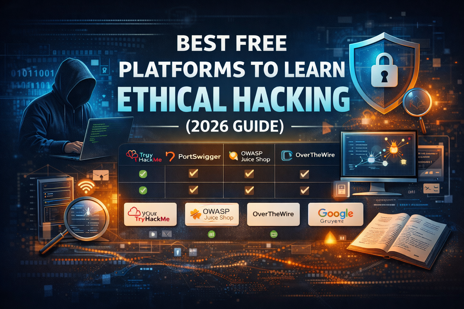 Learning ethical hacking on free platforms