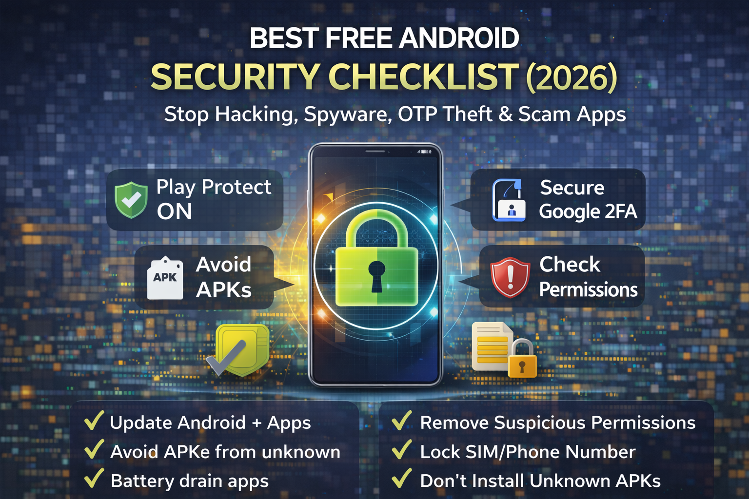 Best Free Android Security Checklist