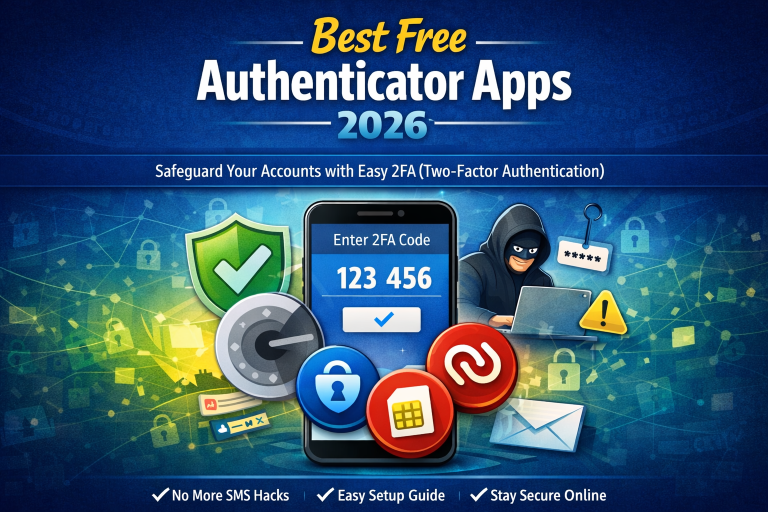Best Free Authenticator Apps (2026): Easy Setup Guide