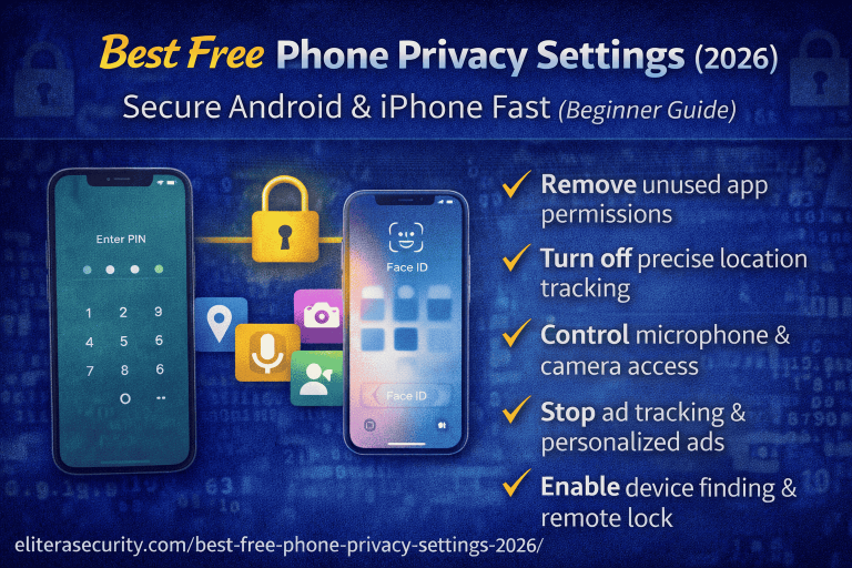 Best Free Phone Privacy Settings (2026): Android and iPhone Security in 15 Minutes
