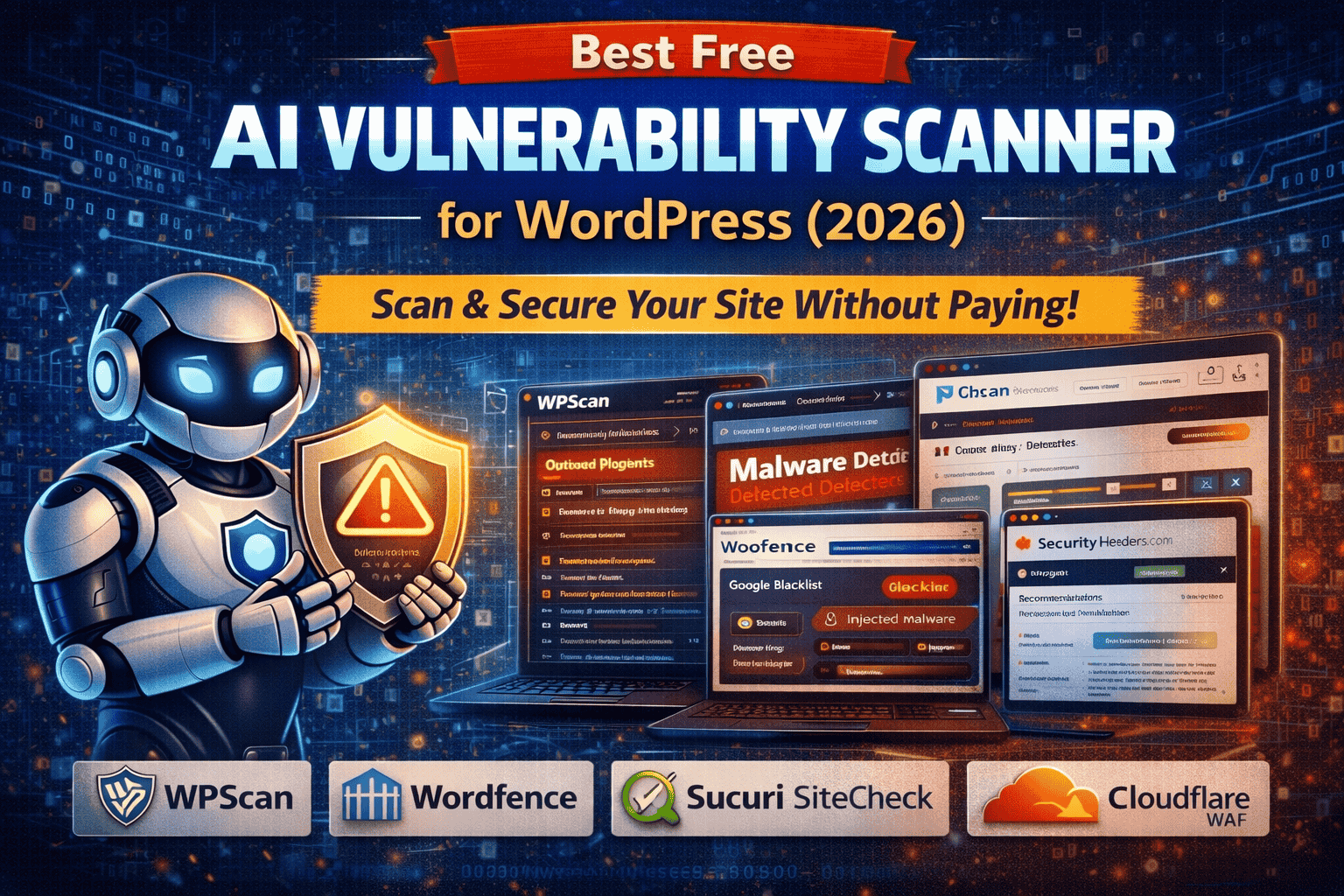 Best Free AI Vulnerability Scanner for WordPress (2026): Scan, Fix, and Protect