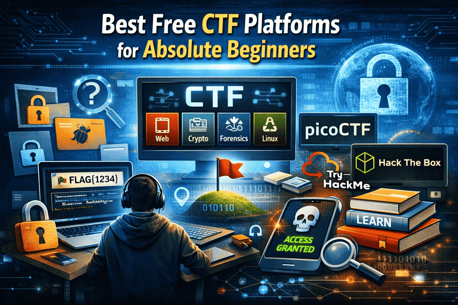 Best Free CTF Platforms for Absolute Beginners (2026)