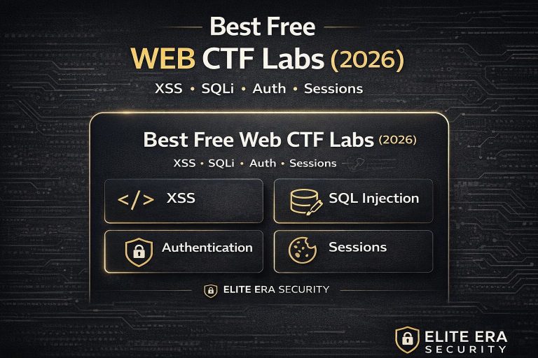 Best Free Web CTF Labs (2026): Learn XSS, SQLi, Auth and Sessions