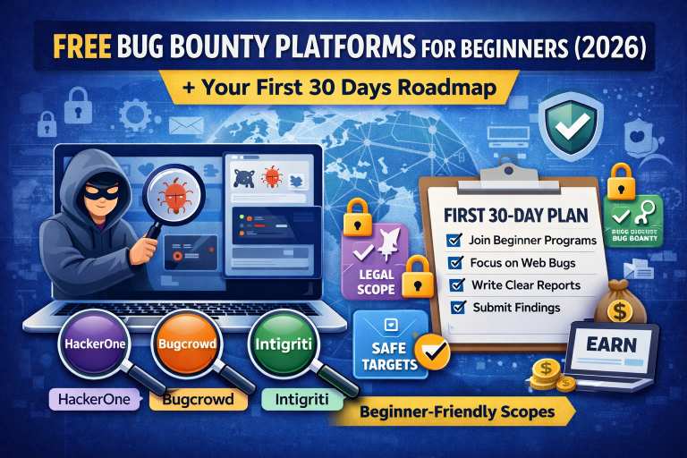 Best Free Bug Bounty Platforms for Beginners 2026: First 30 Days Roadmap