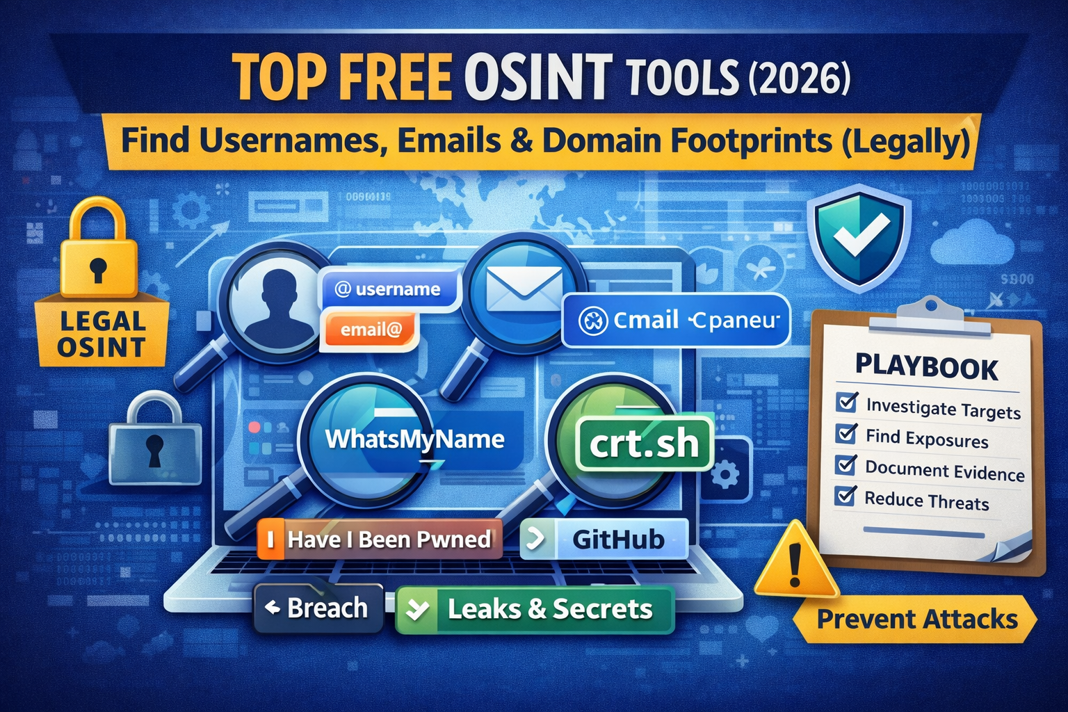 Top Free OSINT Tools (2026): Find Leaks, Usernames & Threat Clues