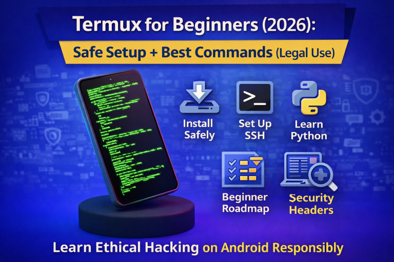 Termux for Beginners (2026): Safe Setup and Best Ethical Hacking Commands