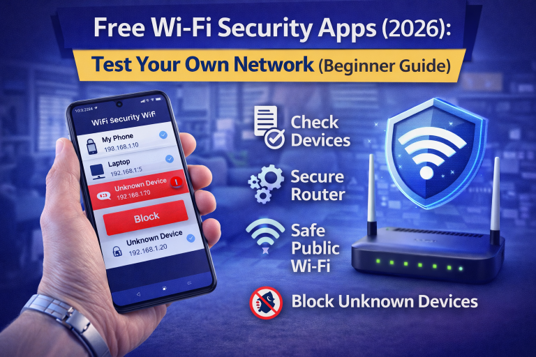 Free Wi-Fi Security Apps (2026): Test Your Own Network