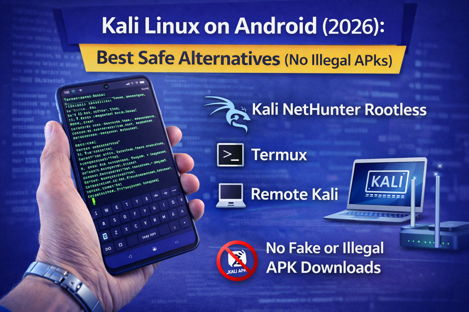 Kali Linux on Android (2026): Best Safe Alternatives
