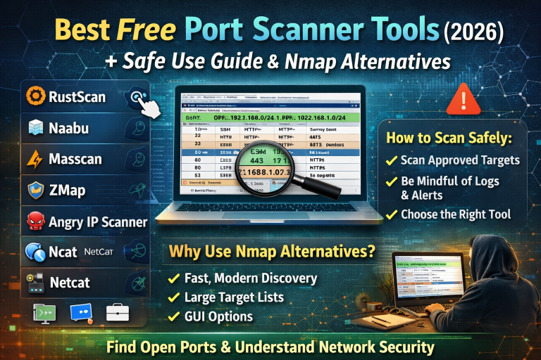 Best Free Port Scanner Tools (2026): Nmap Alternatives and Safe Use Guide