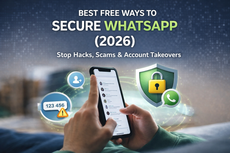 Best Free Ways to Secure WhatsApp (2026): Stop Hacks, Scams & Account Takeovers