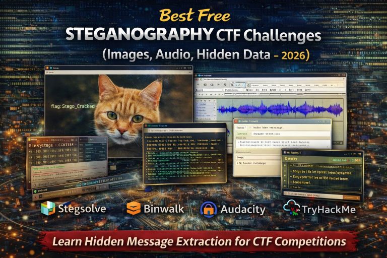 Best Free Steganography CTF Challenges (Images, Audio, Hidden Data – 2026)