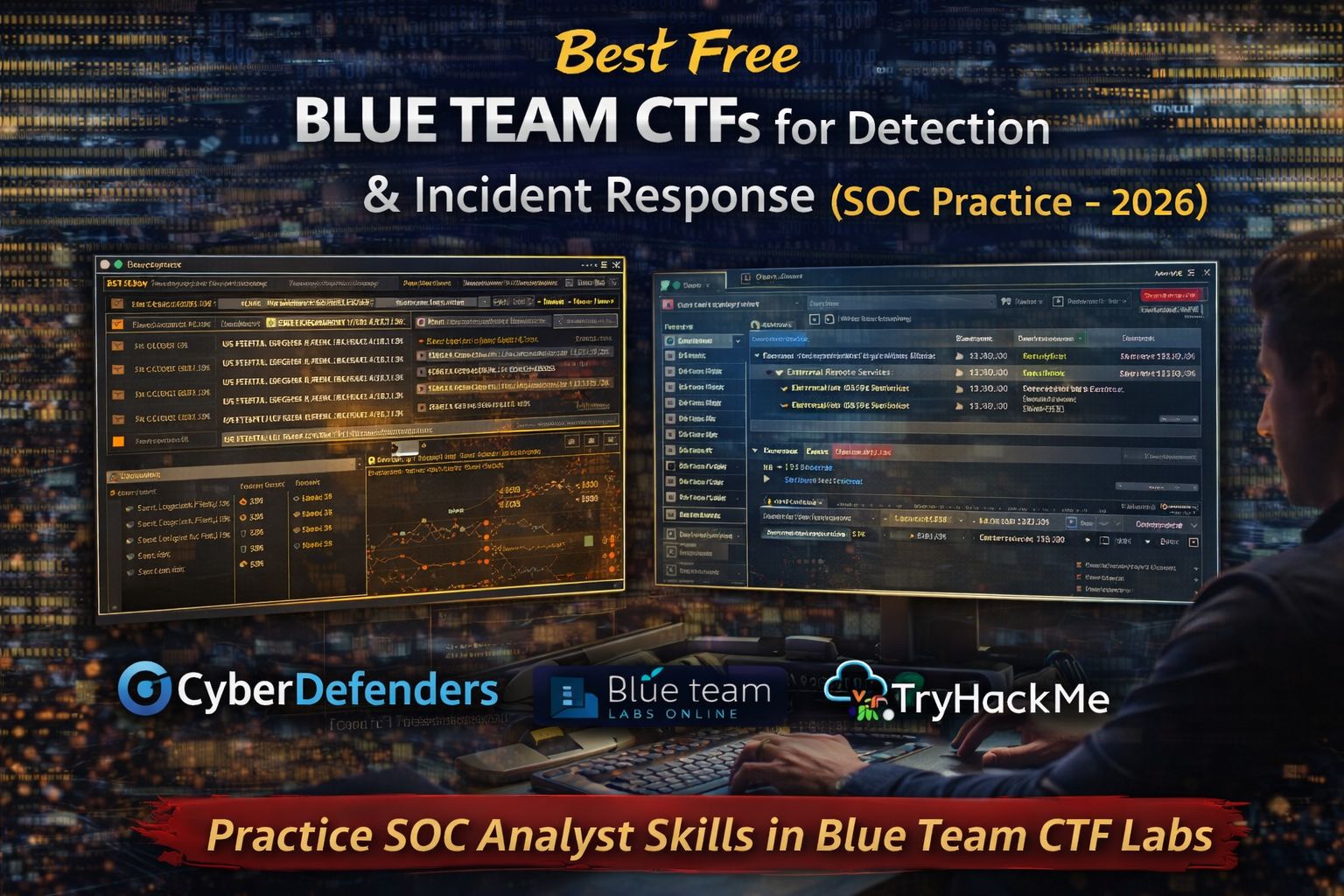 Best Free Blue Team CTFs for Detection & Incident Response (SOC Practice – 2026)
